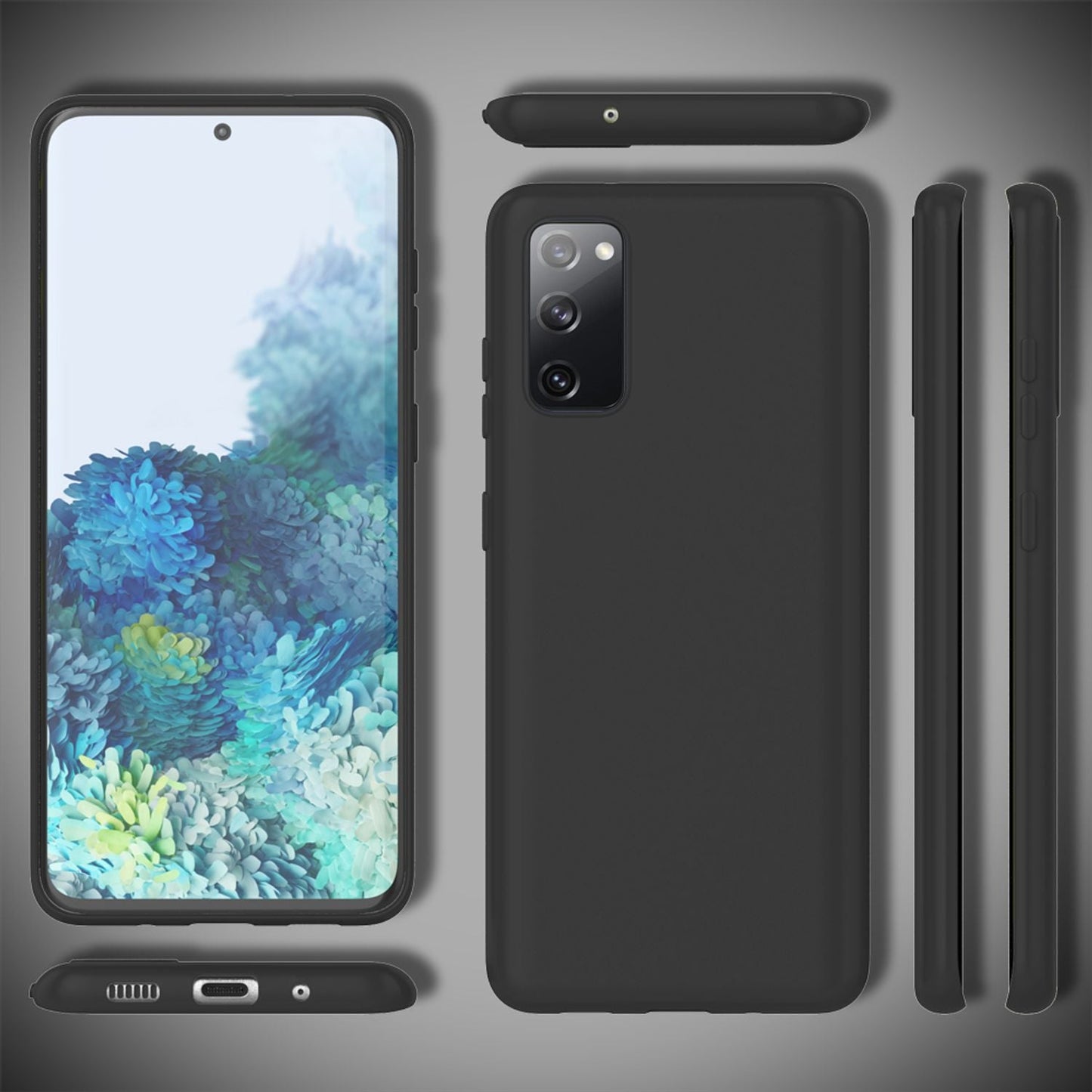 NALIA Neon Case for Samsung Galaxy S20 FE, Slim Phone Case Protective Cover