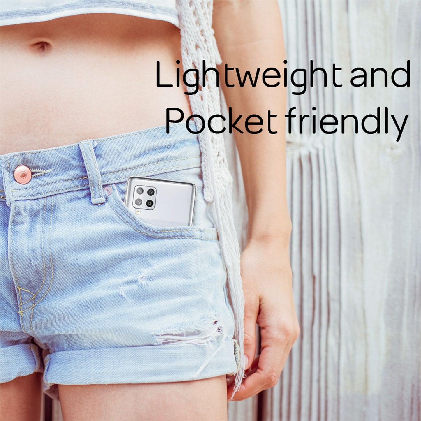 NALIA Klare Handy Hülle für Samsung Galaxy A42 5G, Slim Case Schutz Tasche Cover