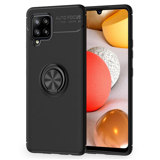 NALIA Ring símahulstur fyrir Samsung Galaxy A42 5G, símahulstur með hlífðarpoka