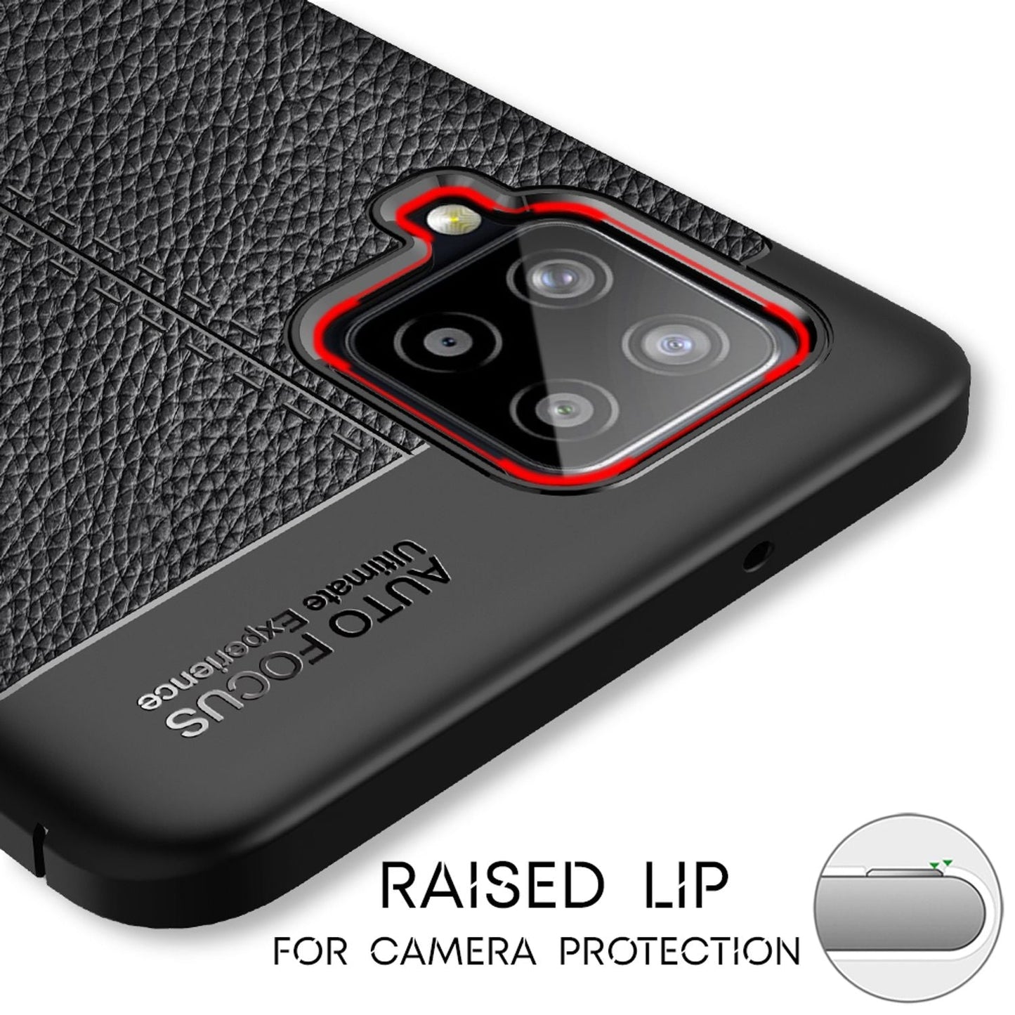 NALIA leðurhulstur fyrir Samsung Galaxy A42 5G, sílikon símahulstur úr TPU