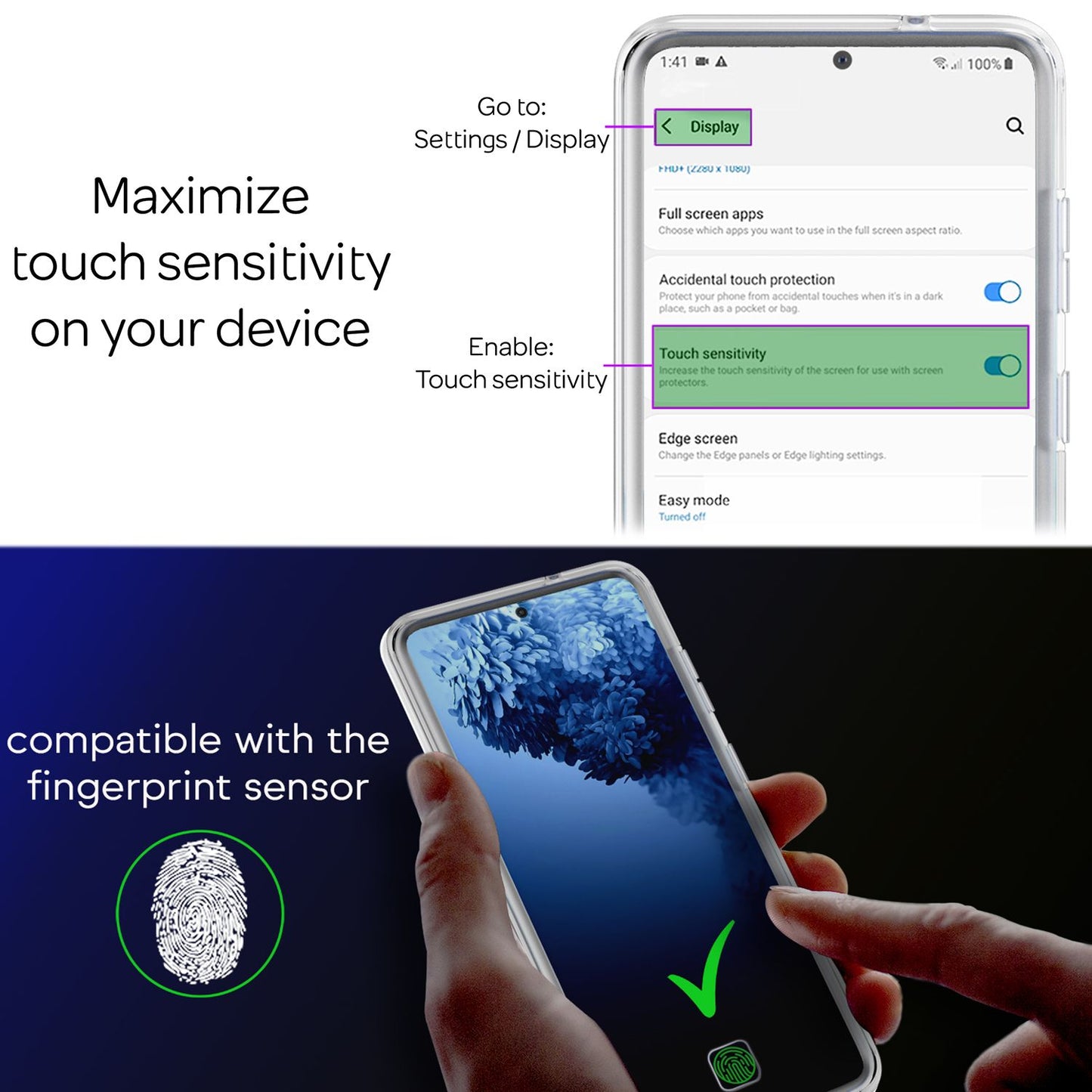 NALIA 360° Handy Hülle für Samsung Galaxy S20 FE, Clear Case Schutz Cover Etui