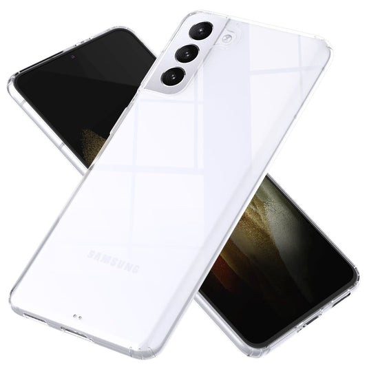 NALIA gegnsætt símahulstur fyrir Samsung Galaxy S21 Plus, hart hulstur