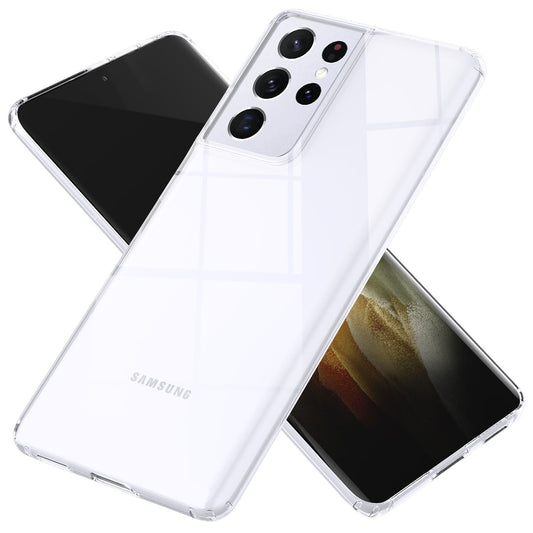 NALIA Clear Protective Case for Samsung Galaxy S21 Ultra, Hard Case Cover