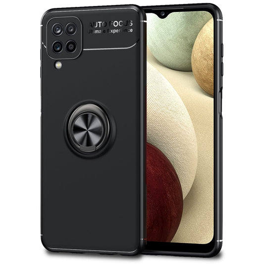 NALIA Ring Phone Case for Samsung Galaxy A12, Protective Case Bag Bumper