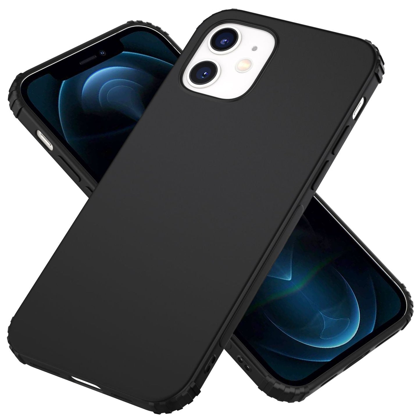 NALIA Phone Case for iPhone 12 / 12 Pro, Extra Thin Silicone Case Cover Bumper