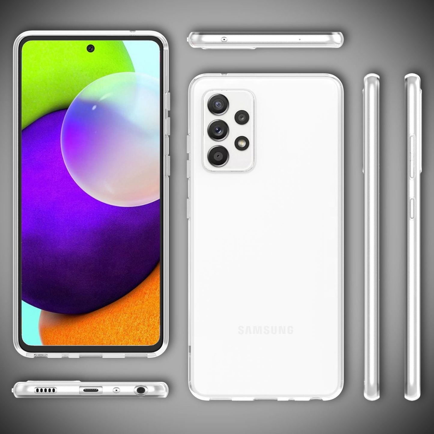 NALIA Samsung Galaxy A52 5G / A52 / A52s 5G - mobile phone case transparent cover case