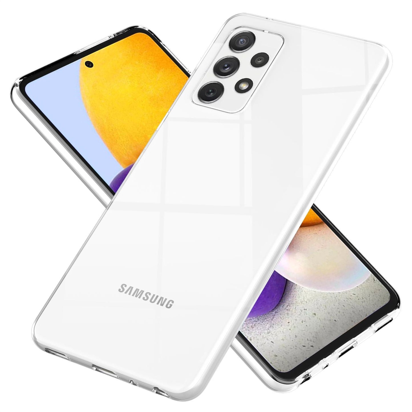 NALIA Samsung Galaxy A72 - Glært símahulstur