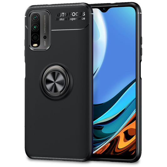 NALIA Ring símahulstur fyrir Xiaomi Redmi 9T, sílikonhlífðarpoki