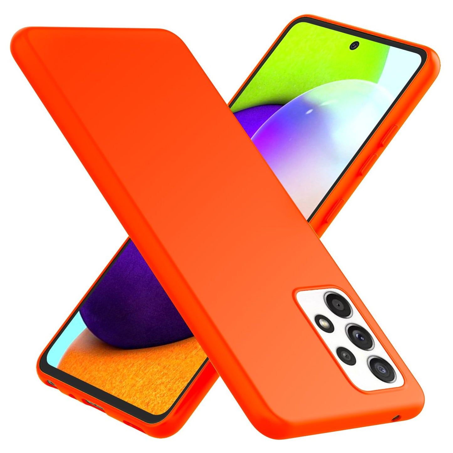 NALIA Neon Phone Case for Samsung Galaxy A52 5G / A52 / A52s 5G, Silicone Case