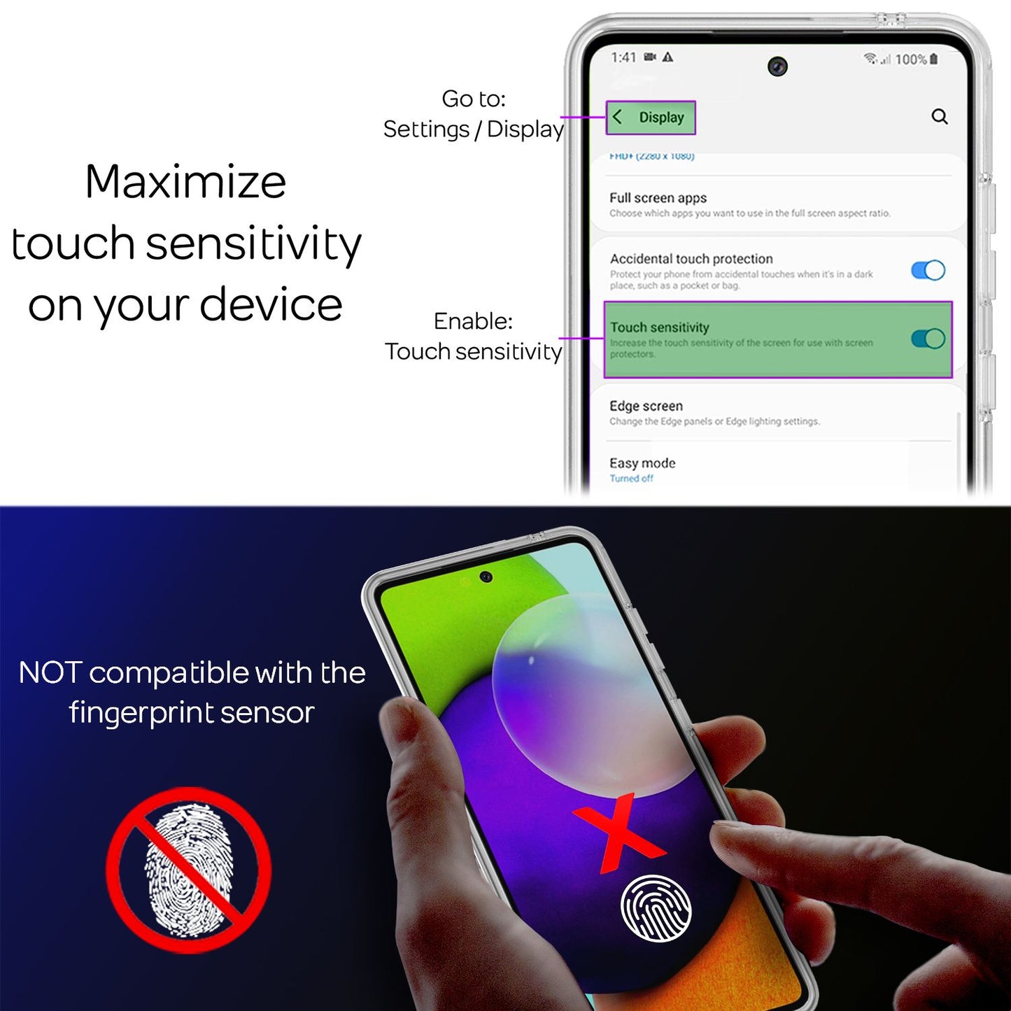 NALIA 360 Degree Phone Case for Galaxy A52 5G / A52 / A52s 5G, Full Cover Case
