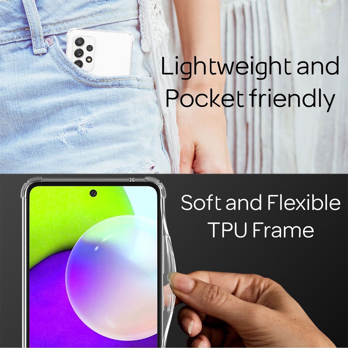 NALIA símahulstur með keðju fyrir Samsung Galaxy A52 5G / A52 / A52s 5G