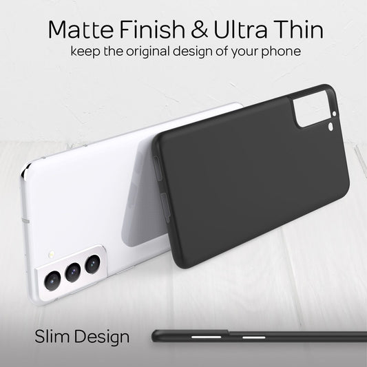 NALIA Extra Þunnt Hart Hulstur fyrir Samsung Galaxy S21 Plus, Þunnt Símahulstur