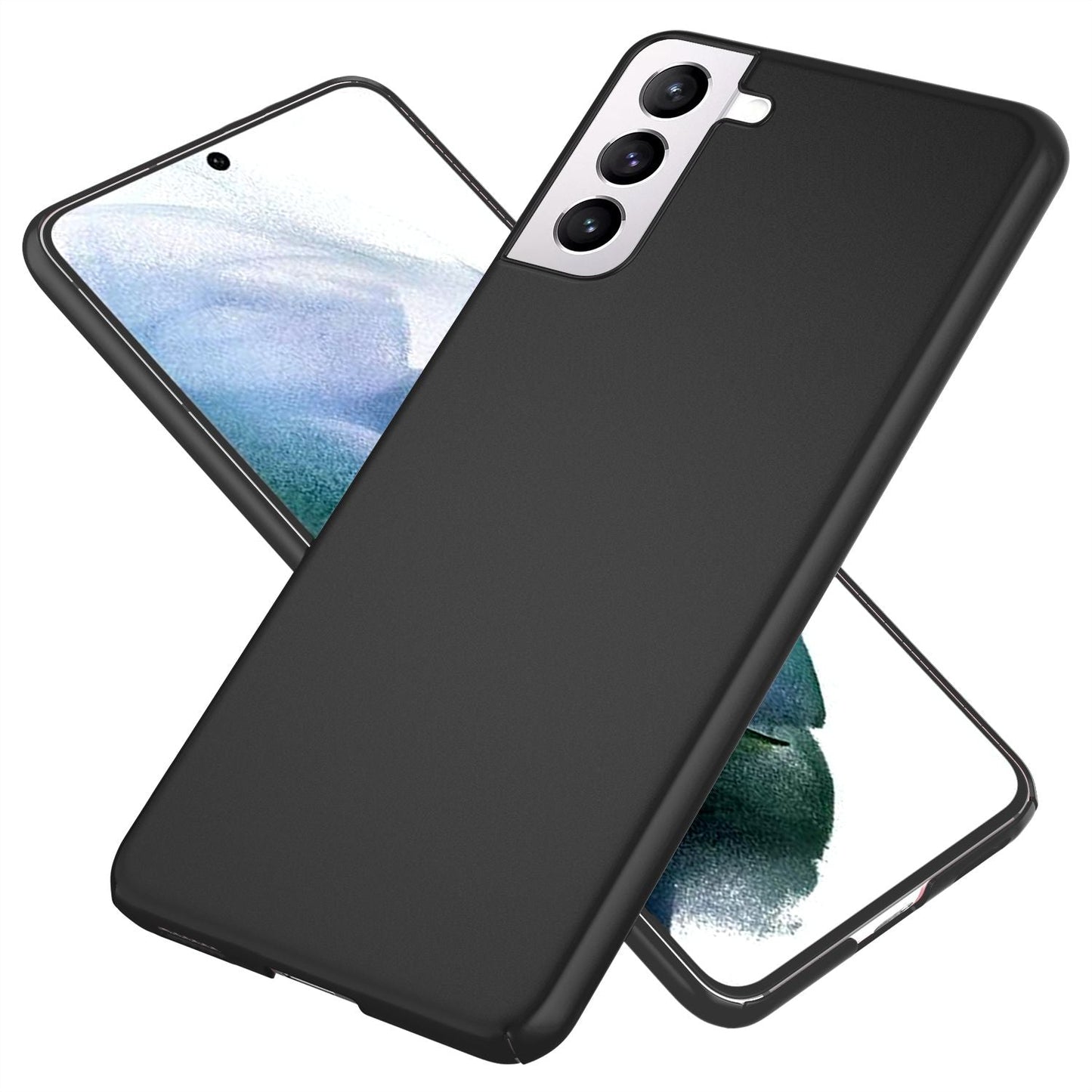 NALIA Hard Case for Samsung Galaxy S21, Slim Phone Case Cover Bumper Case