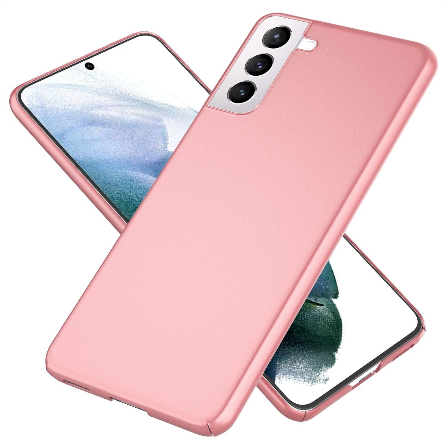 NALIA Hard Case for Samsung Galaxy S21, Slim Phone Case Cover Bumper Case