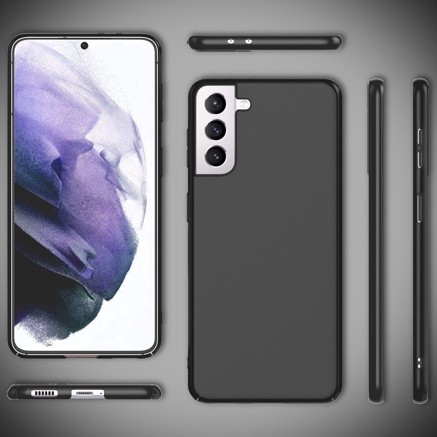 NALIA Hard Case for Samsung Galaxy S21 Plus, Slim Phone Case Cover Bumper Case