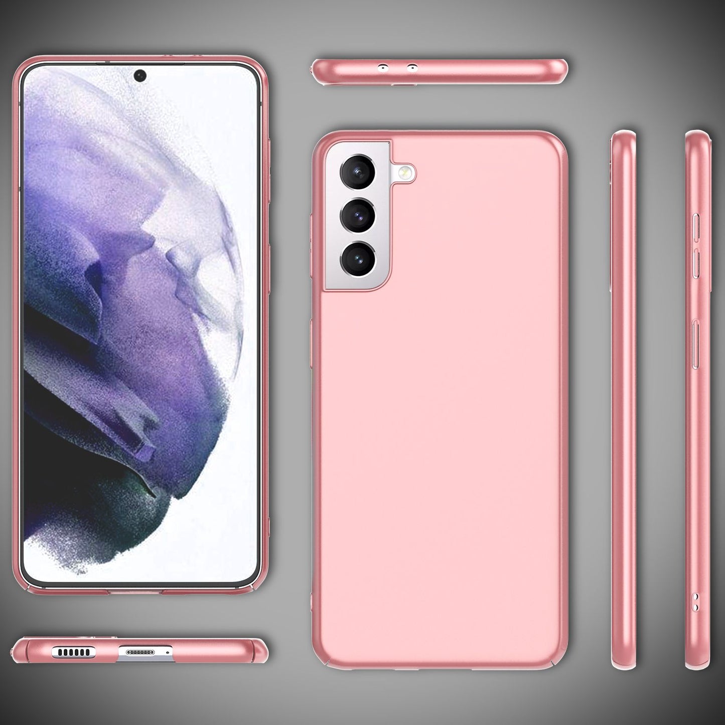 NALIA Hard Case for Samsung Galaxy S21 Plus, Slim Phone Case Cover Bumper Case