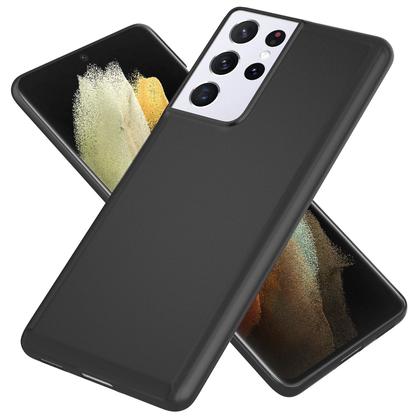 NALIA Hard Case für Samsung Galaxy S21 Ultra, Dünn Cover Handy Hülle Case Bumper