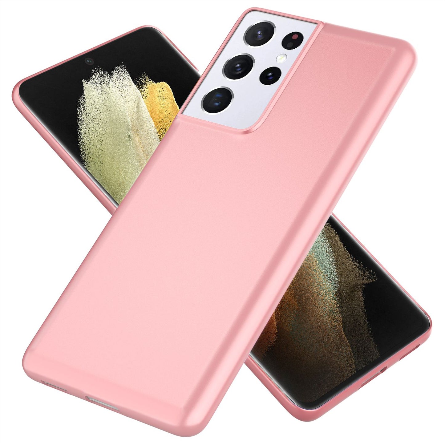 NALIA Hard Case für Samsung Galaxy S21 Ultra, Dünn Cover Handy Hülle Case Bumper