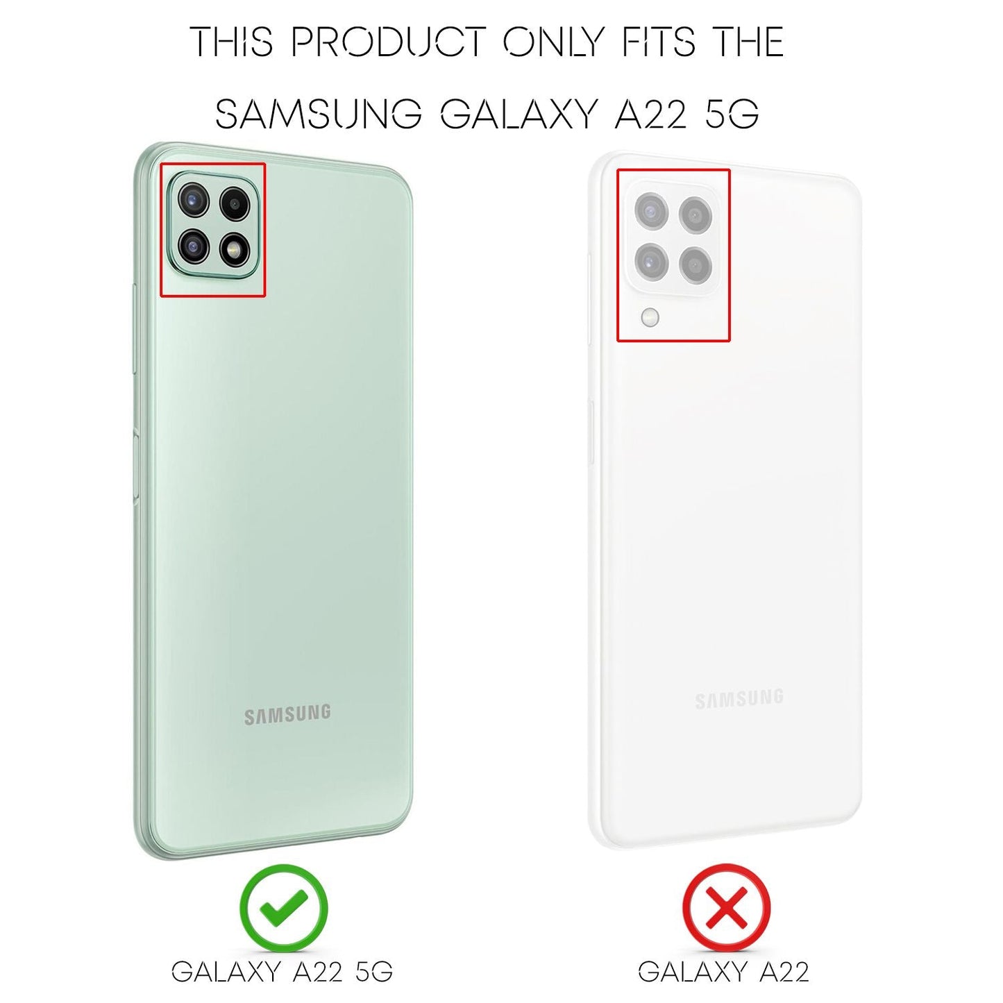 NALIA Carbon Look Case for Samsung Galaxy A22 5G, Matte Black Silicone Case