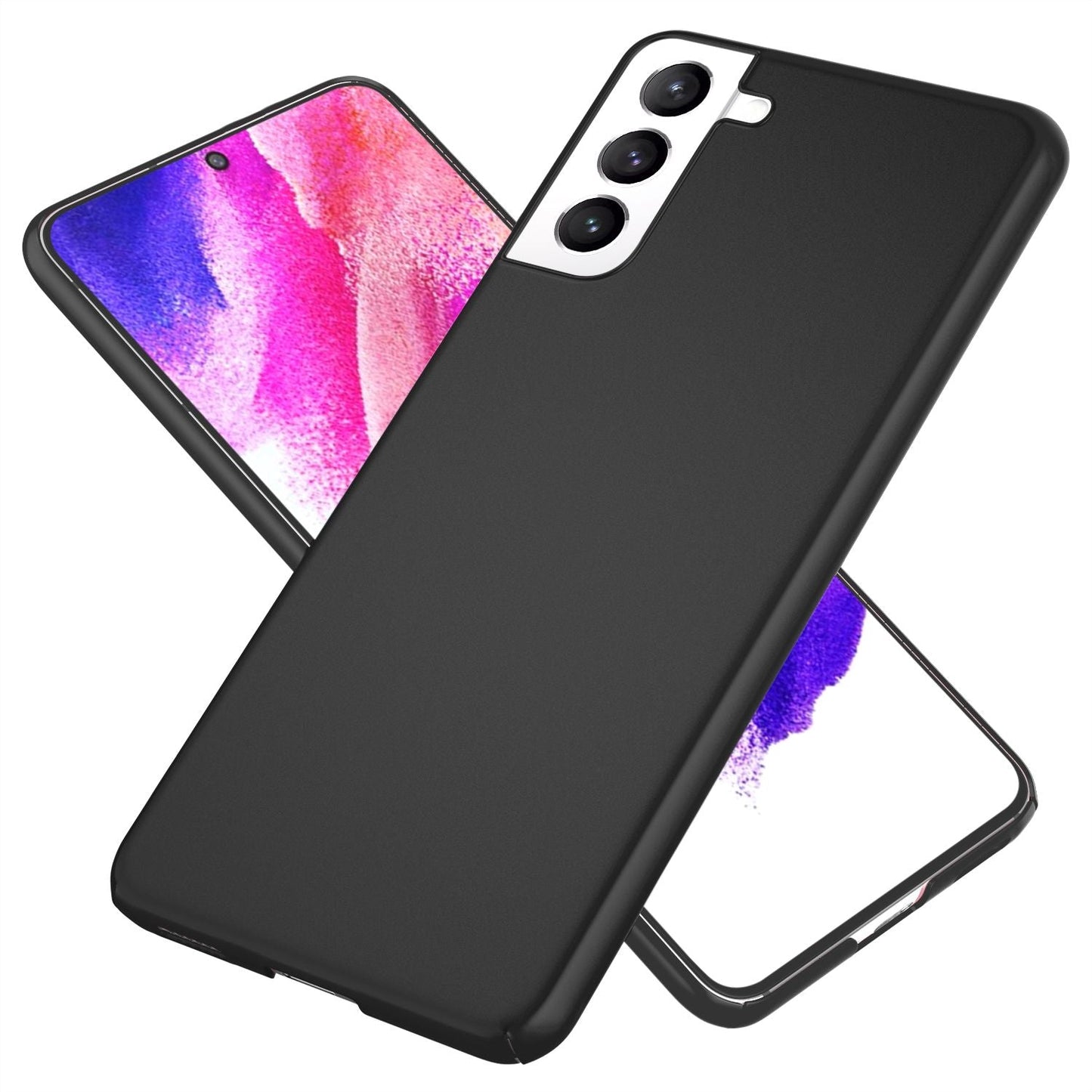 NALIA Ultra-Thin Hard Case for Samsung Galaxy S21 FE, Anti-Fingerprint Matte Non-Slip Extra-Light 0.5mm Slim