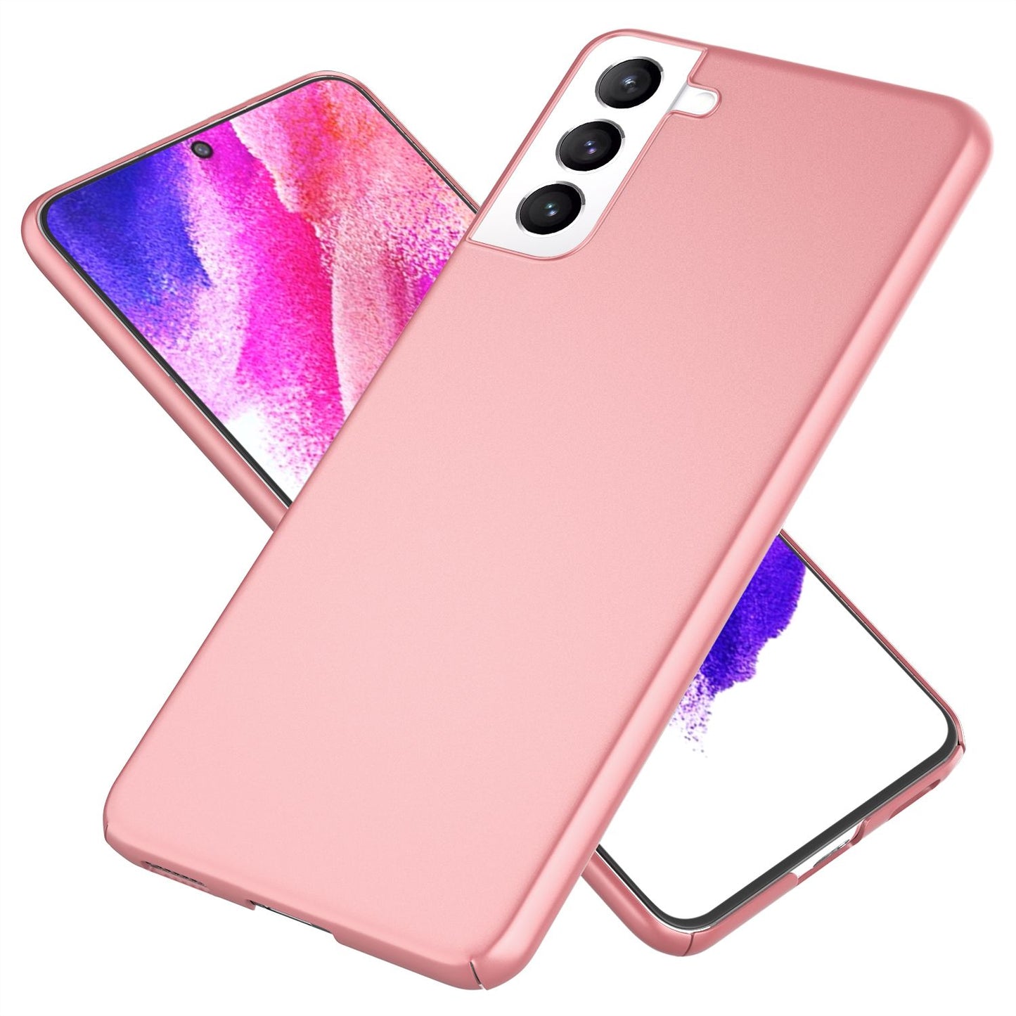 NALIA Ultra-Thin Hard Case for Samsung Galaxy S21 FE, Anti-Fingerprint Matte Non-Slip Extra-Light 0.5mm Slim