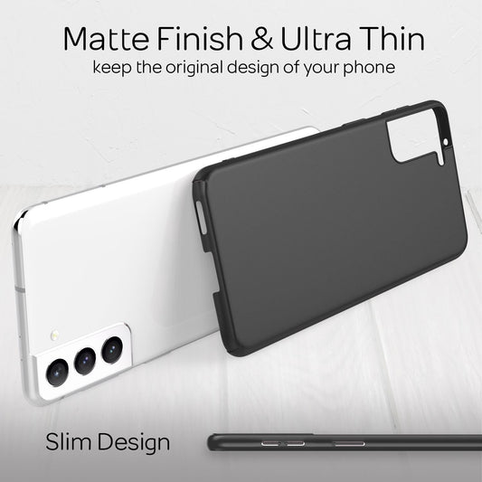 NALIA Ultra-Thin Hard Case for Samsung Galaxy S21 FE, Anti-Fingerprint Matte Non-Slip Extra-Light 0.5mm Slim