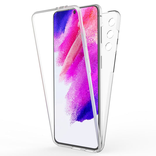 NALIA gegnsætt 360° verndarhulstur fyrir Samsung Galaxy S21 FE