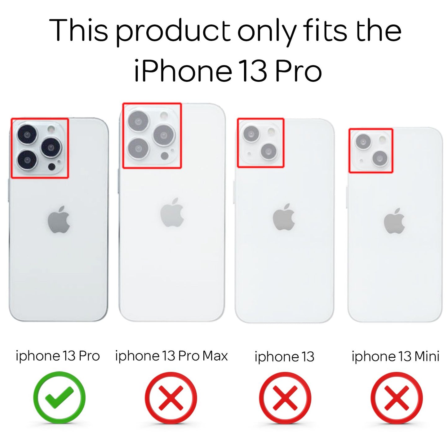 NALIA spegilglerhulstur fyrir iPhone 13 Pro, spegilhlífðarhulstur