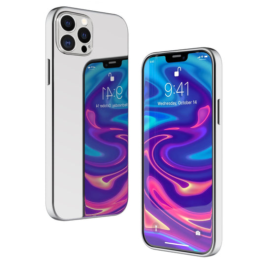 NALIA spegilglerhulstur fyrir iPhone 13 Pro Max, spegilhlífðarhulstur