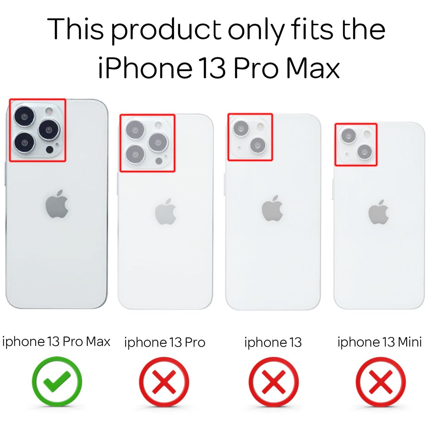 NALIA spegilglerhulstur fyrir iPhone 13 Pro Max, spegilhlífðarhulstur