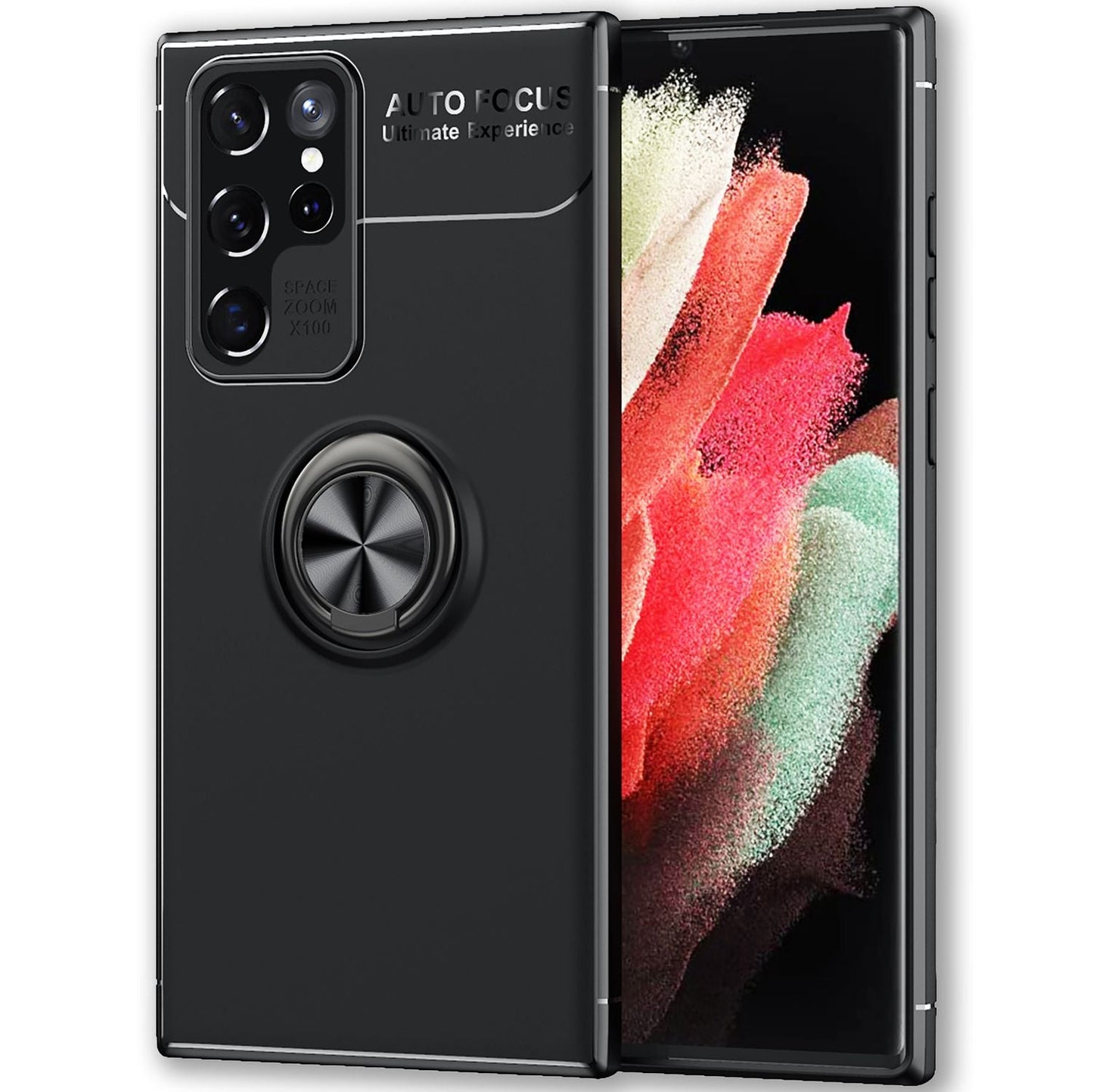 NALIA Ring Case for Samsung Galaxy S22 Ultra