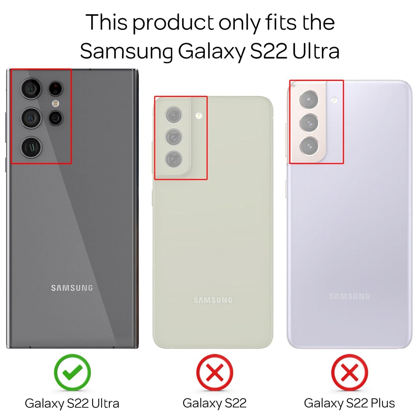 NALIA Clear Tempered Glass Case for Samsung Galaxy S22 Ultra, Rainbow Effect Transparent Anti-Yellowing Tempered Glass &amp; Silicone, Phone Case Protective Cover