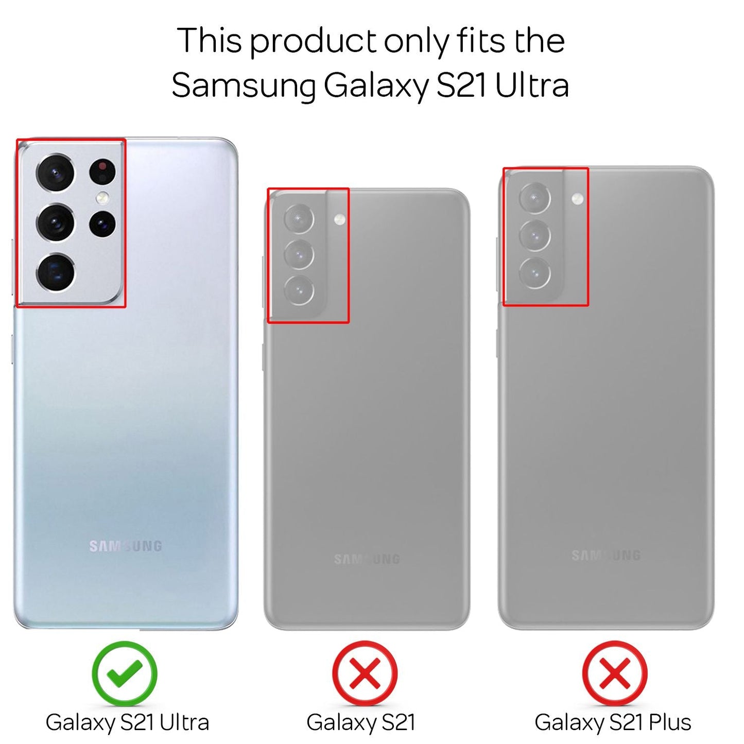 NALIA Military-Style Ring Case for Samsung Galaxy S21 Ultra, Extremely Protective with Display Frame &amp; Camera Cover, 360° Ring for Stand Function