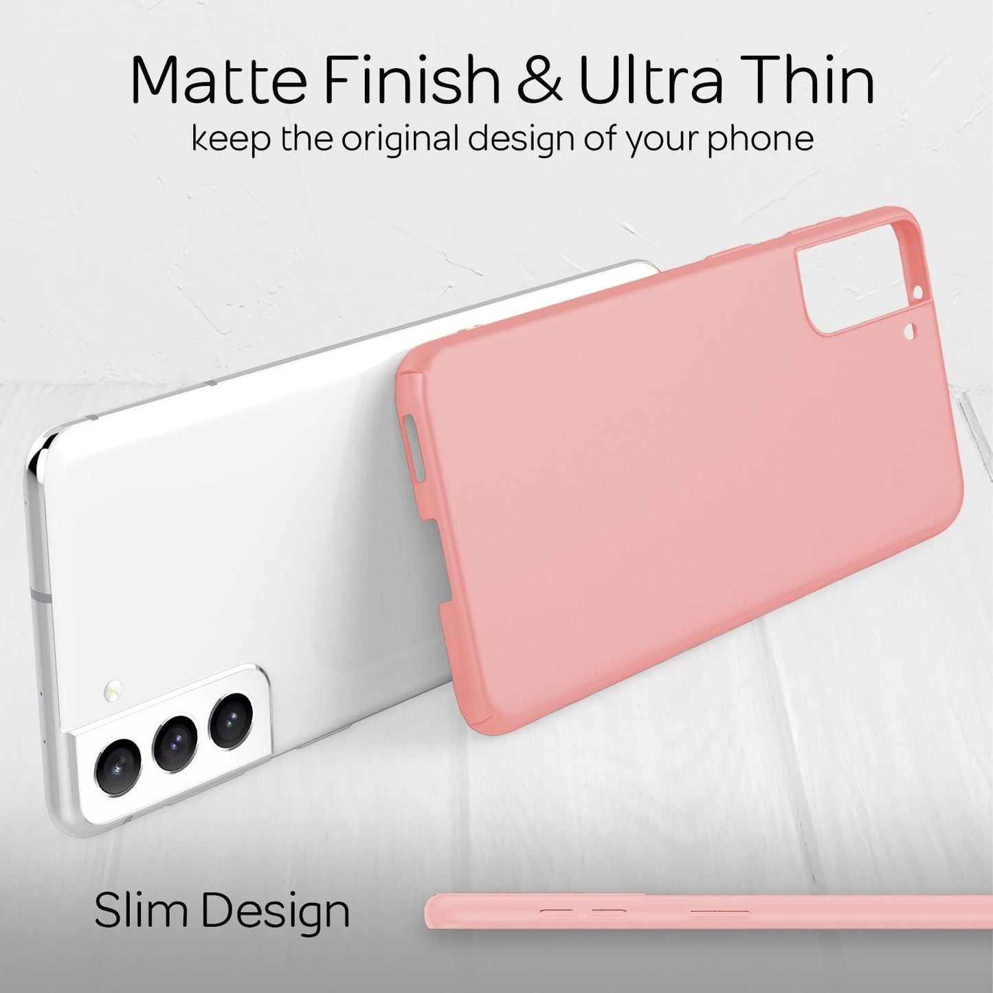 NALIA Ultra-Thin Hard Case for Samsung Galaxy S22 Plus