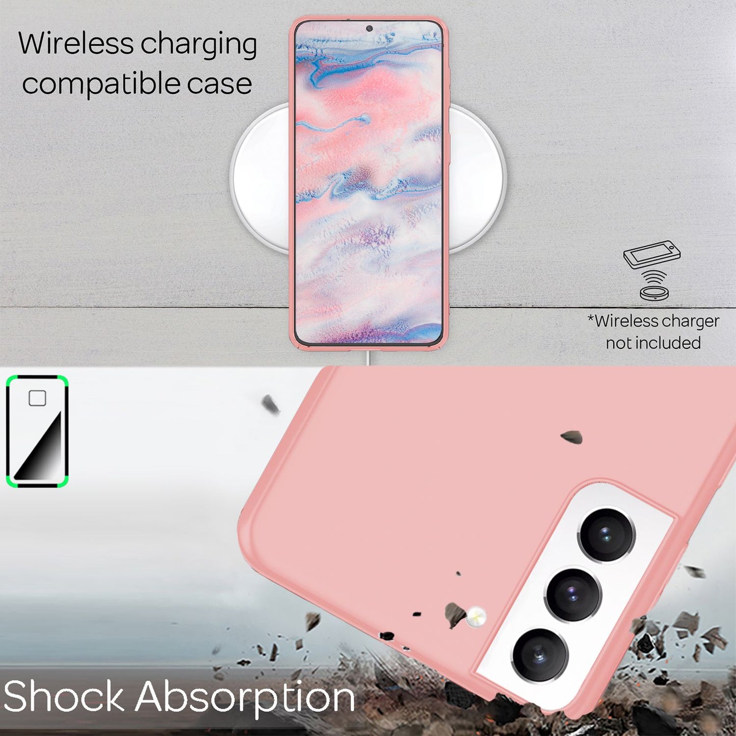 NALIA Ultra-Thin Hard Case for Samsung Galaxy S22 Plus