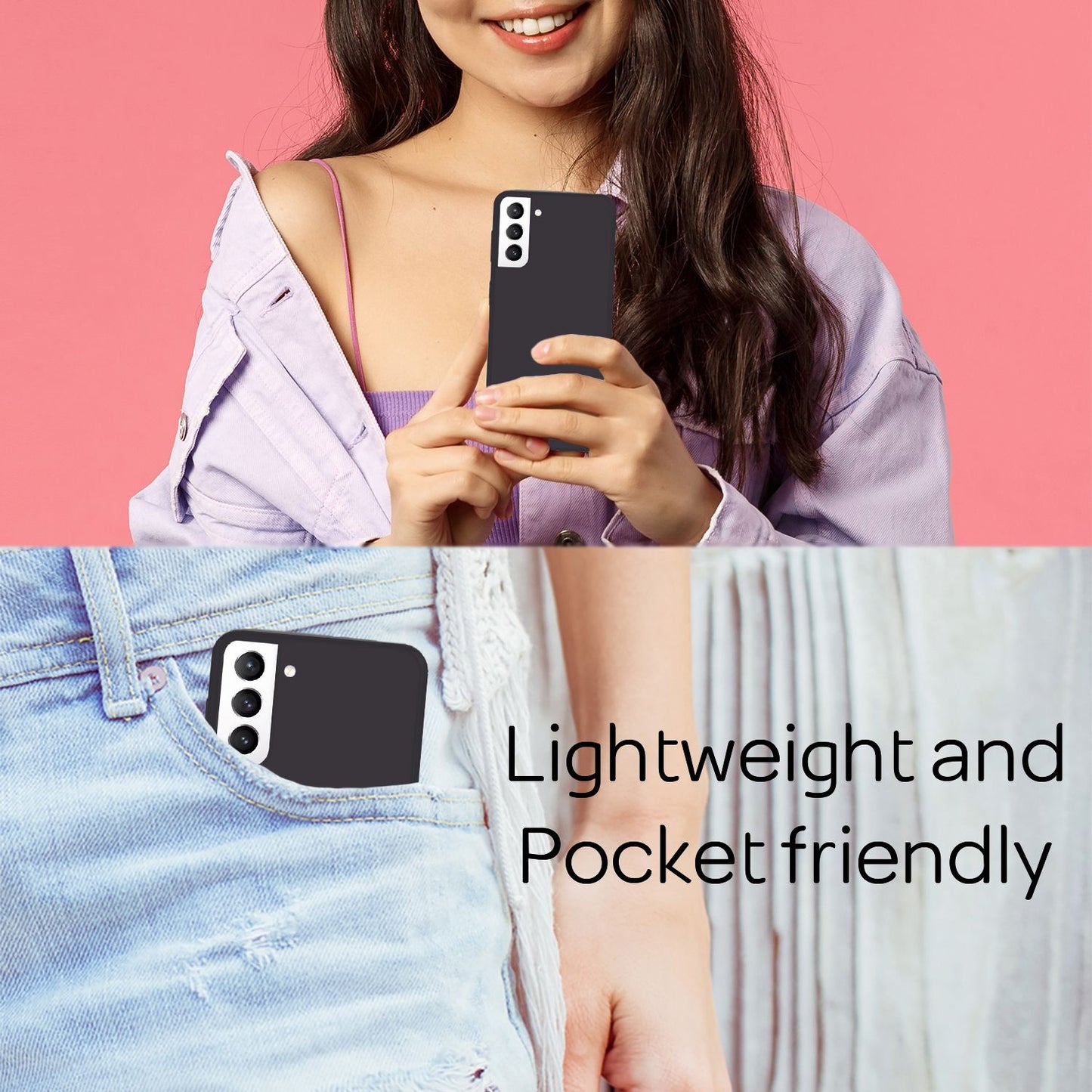 NALIA Ultra-Thin Hard Case for Samsung Galaxy S22 Plus