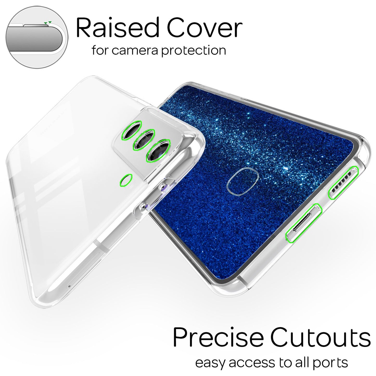 Clear Protective Case for Samsung Galaxy S22 - 360° Phone Case Hard Case Smartphone