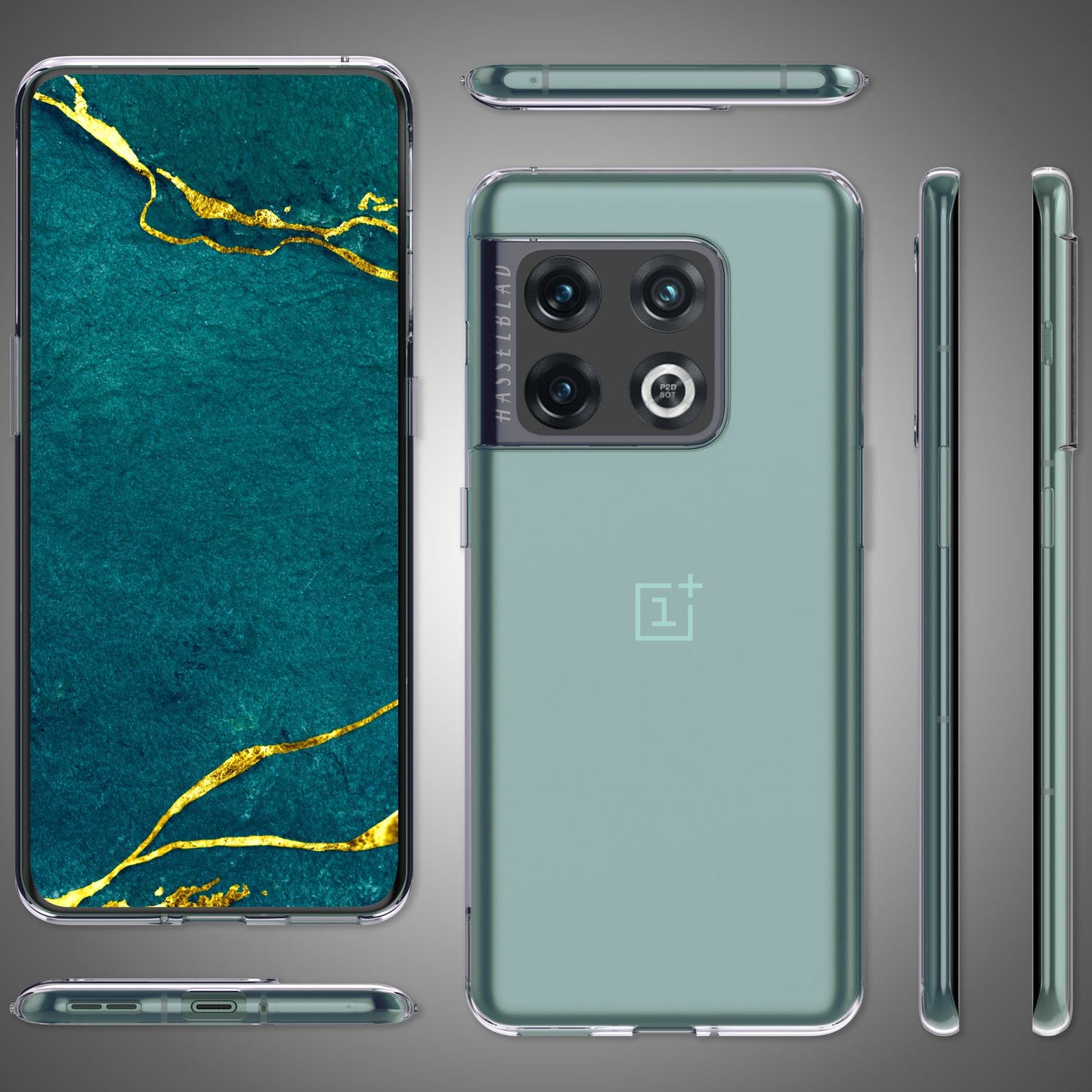 Klare Silikonhülle für OnePlus 10 Pro - Handy Hülle Smartphone Slim Cover Case