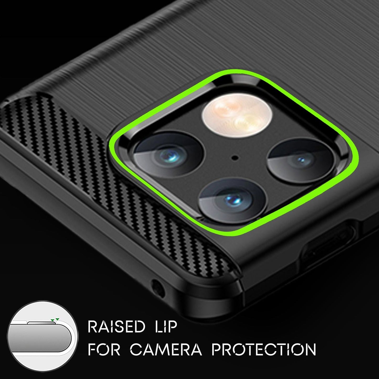 Carbon Look Case for OnePlus 10 Pro - Phone Case Smartphone TPU Silicone Cover