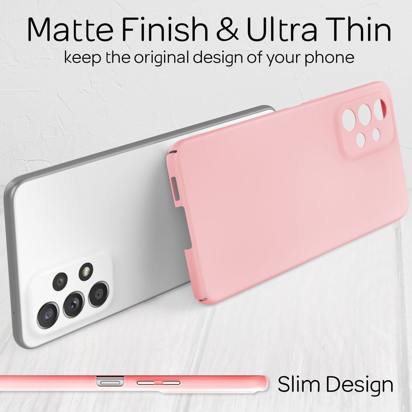 Ultra-thin hard case for Samsung Galaxy A53 - Slim-fit matte phone case