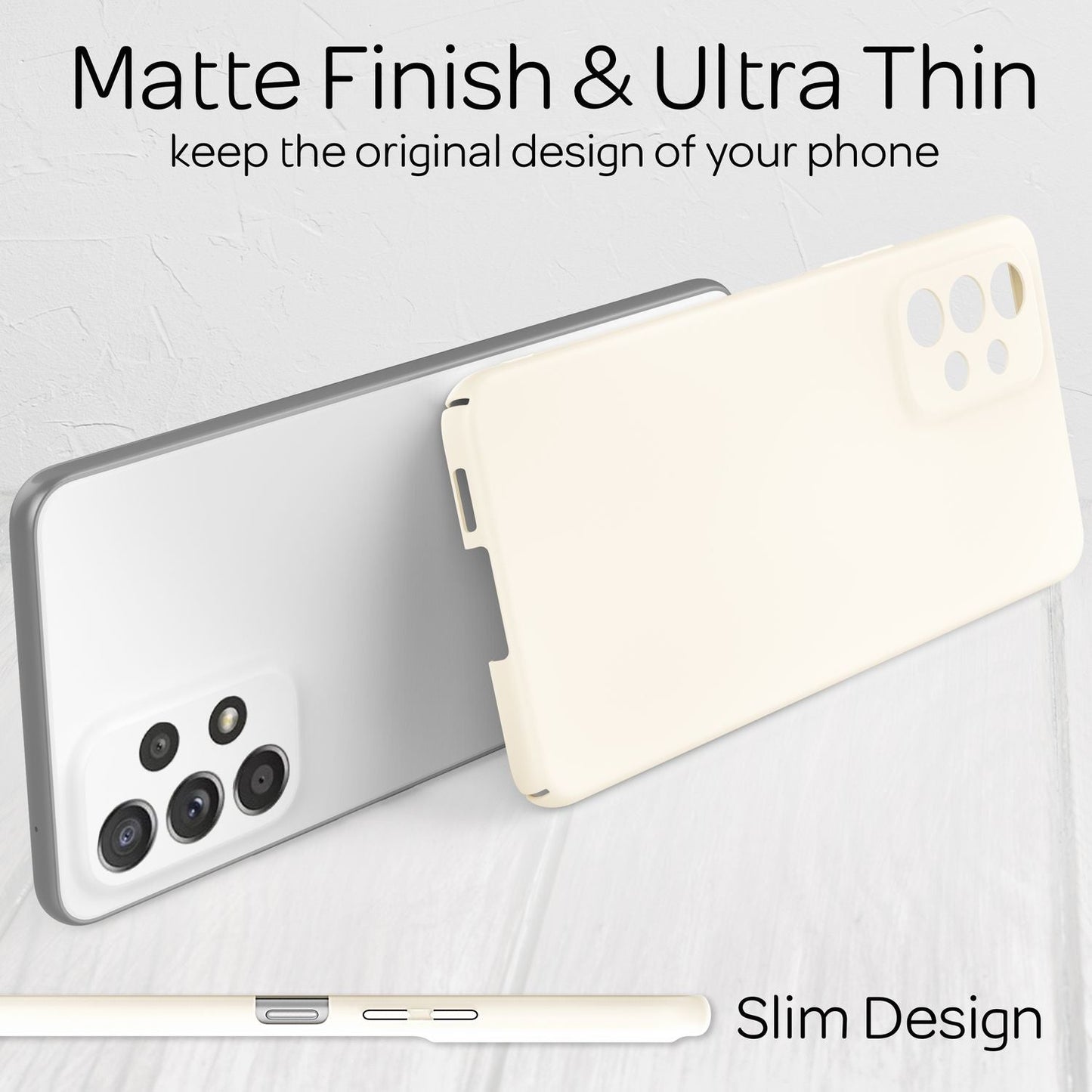 Ultra-thin hard case for Samsung Galaxy A53 - Slim-fit matte phone case