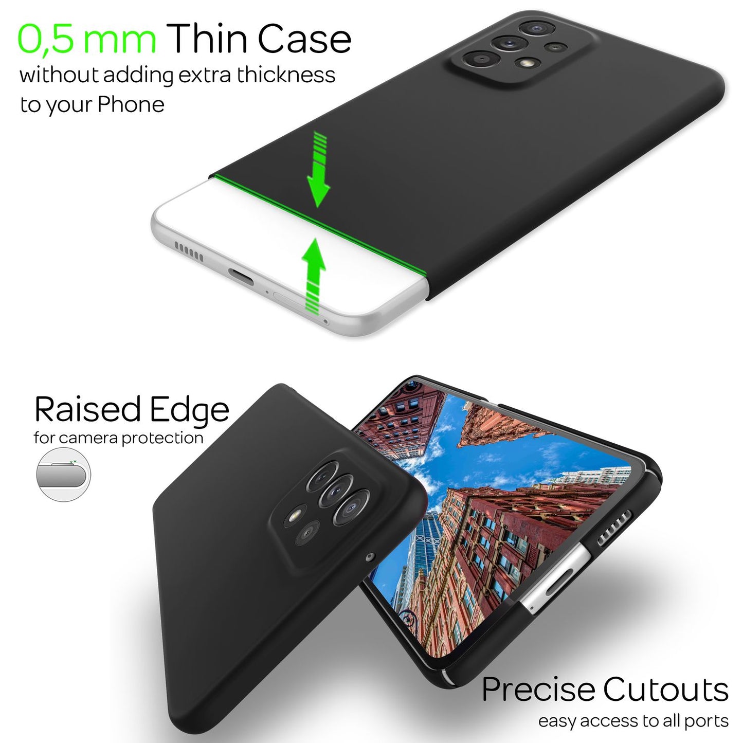 Ultra-thin hard case for Samsung Galaxy A53 - Slim-fit matte phone case