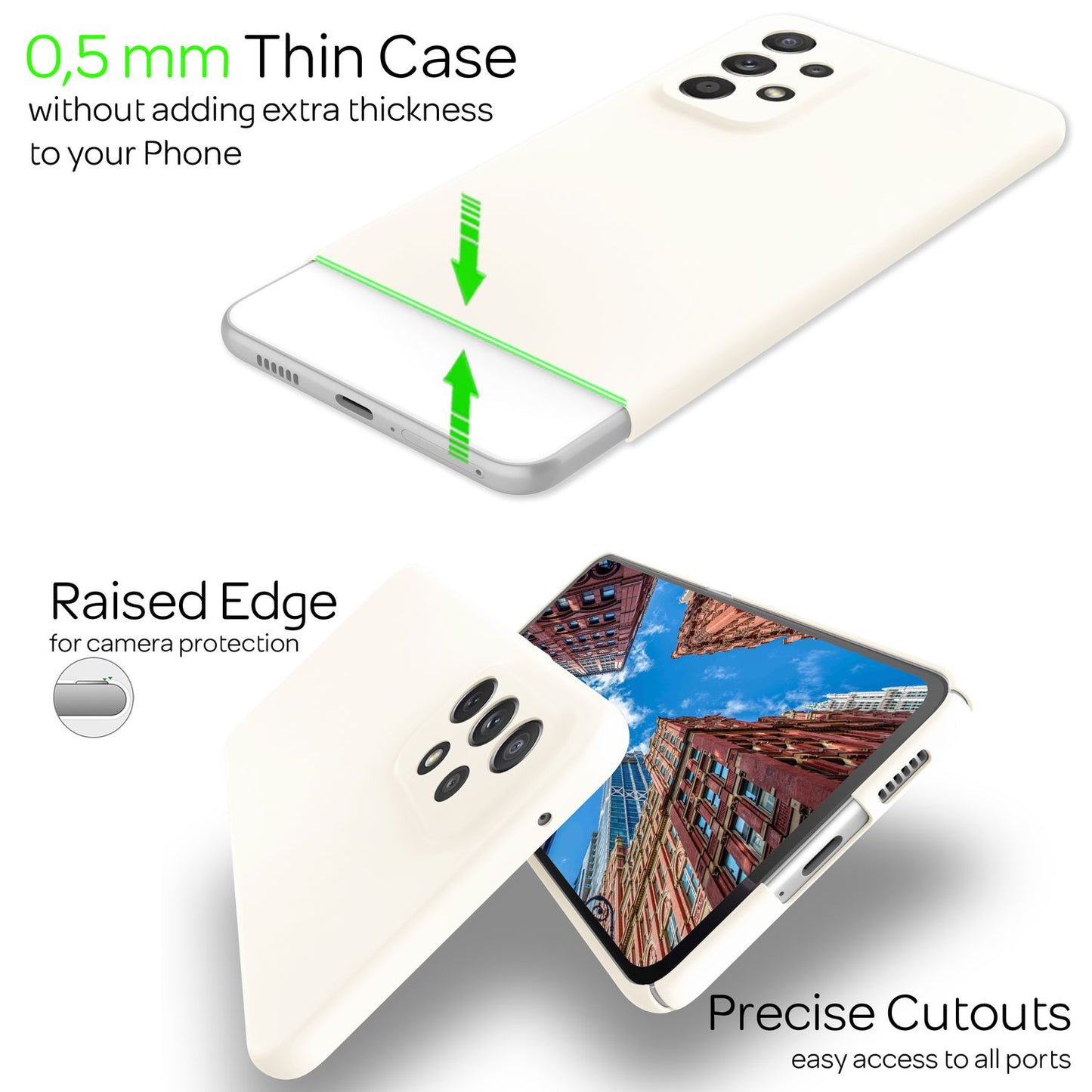 Ultra-thin hard case for Samsung Galaxy A53 - Slim-fit matte phone case