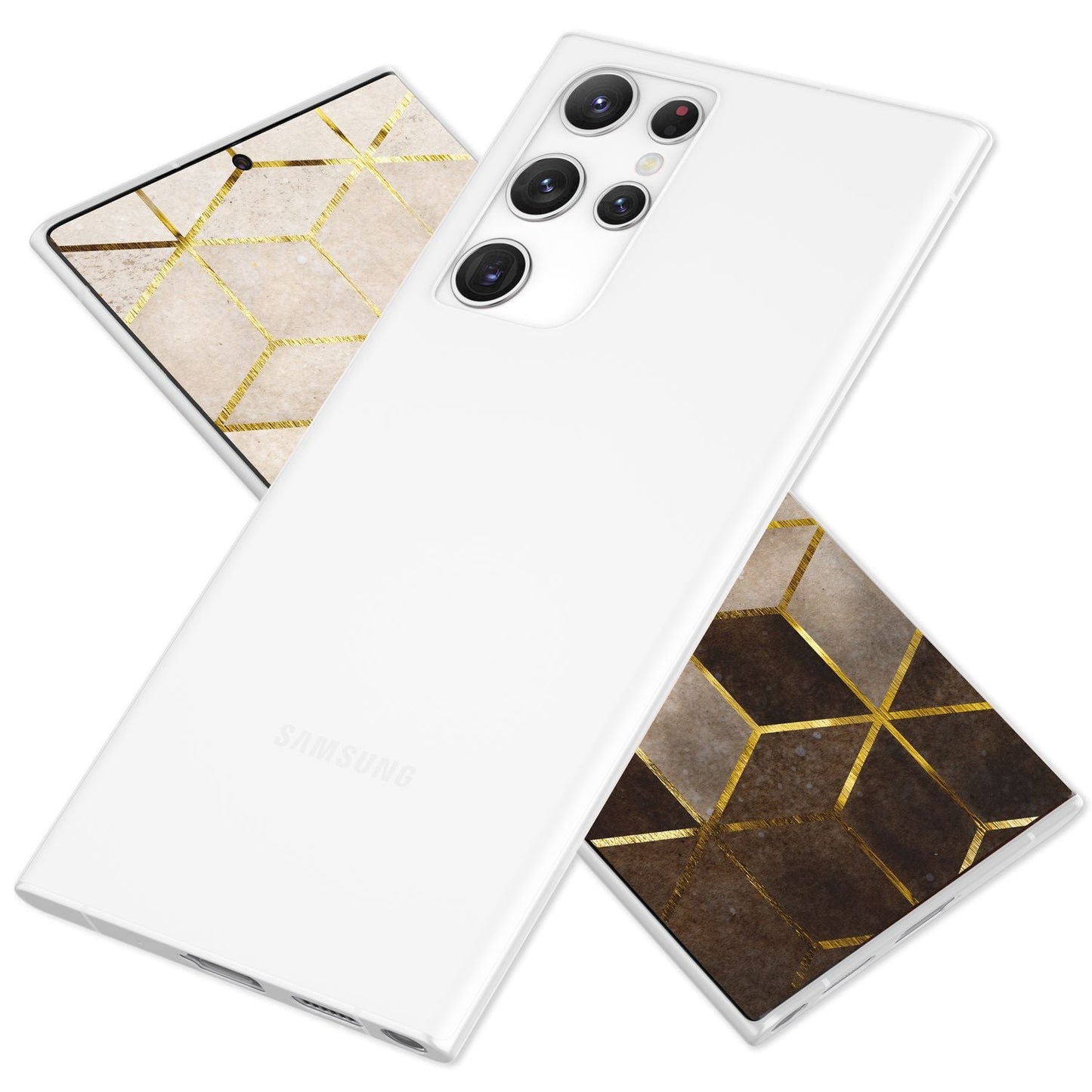 For Samsung Galaxy S22 Ultra - Extra Thin Hard Case Ultra Slim Phone Case Cover