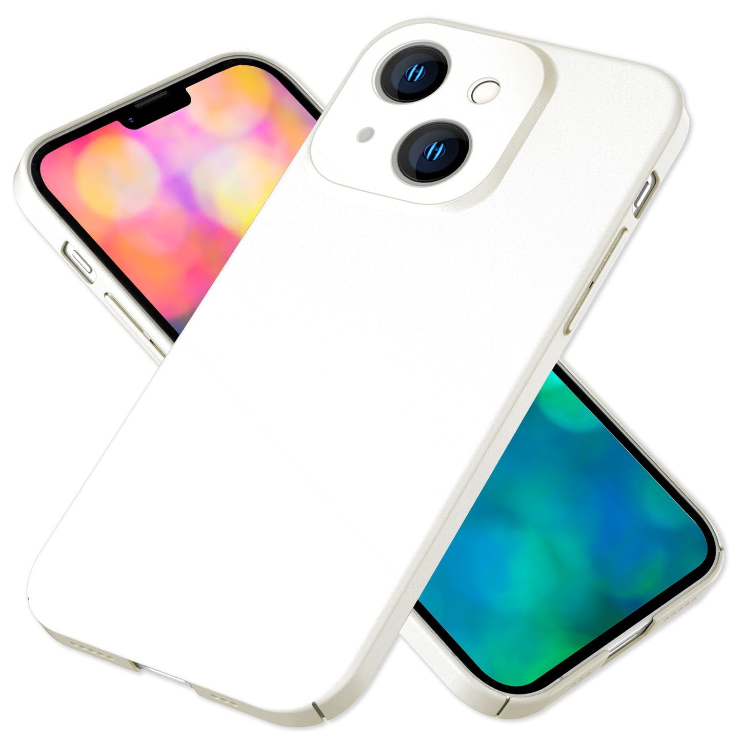 Þunnt hart hulstur fyrir iPhone 14 Plus, verndarhulstur 0,5 mm þunnt símahulstur með mattri áferð