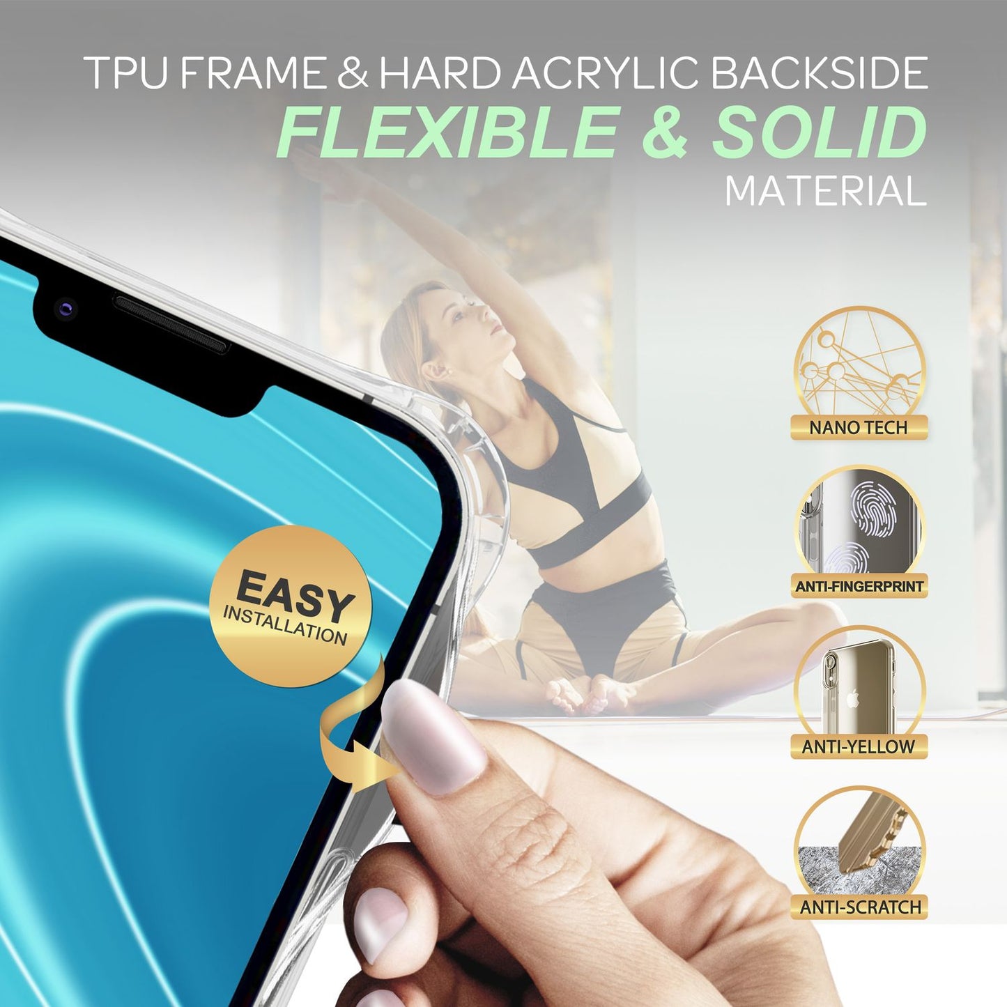 Für iPhone 14 Plus Hülle mit Band Handyhülle Schnur Handykette Kordel Umhängen