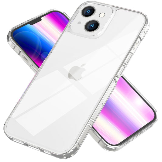 Clear case for iPhone 14 - Transparent, scratch-resistant, anti-yellowing clear acrylic cover