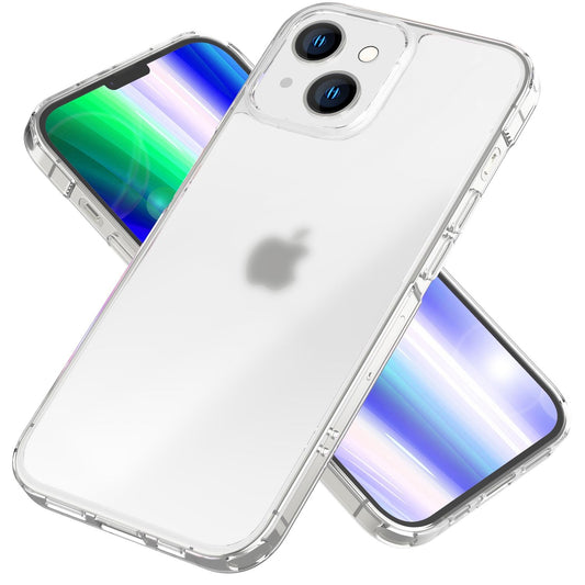 For iPhone 14 Plus Case Matte Clear Translucent Scratch-Resistant Protective Phone Case