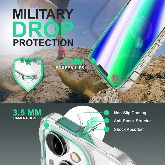 For iPhone 14 Plus Case Matte Clear Translucent Scratch-Resistant Protective Phone Case