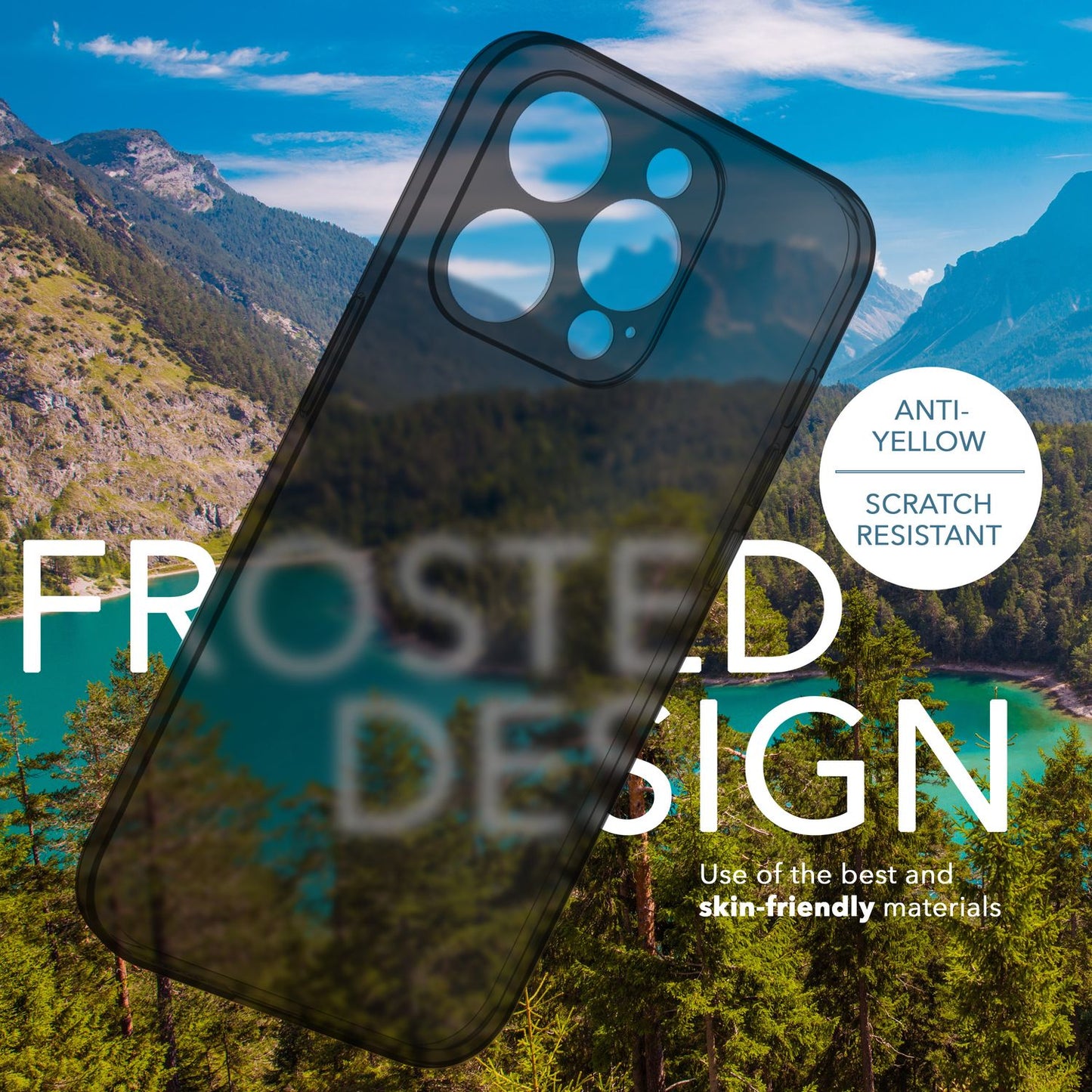 Ofurþunnt hulstur fyrir iPhone 14 Pro Max, þunnt 0,3 mm gegnsætt símahulstur